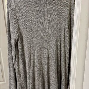 Rolla Coster Gray Ribbed Sweater Dress